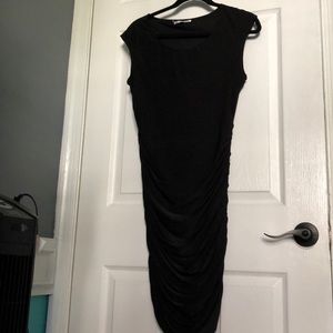 Jennifer Lopez Black Slinky Dress